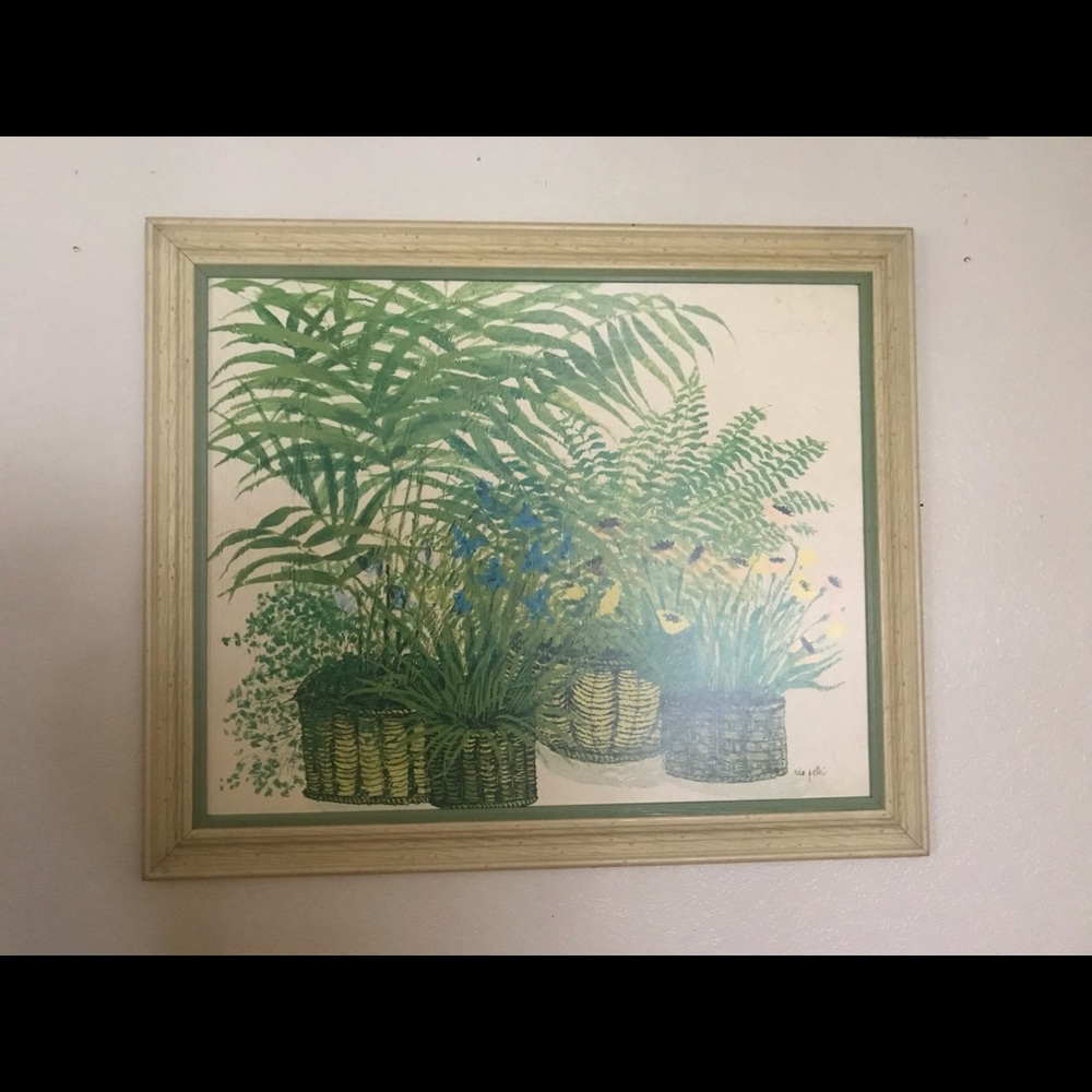 Vintage Ida Pellei -Primavera framed